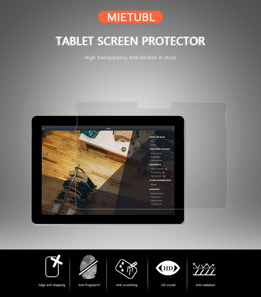 Mietubl 0.3MM Tablet Tempered Glass model list