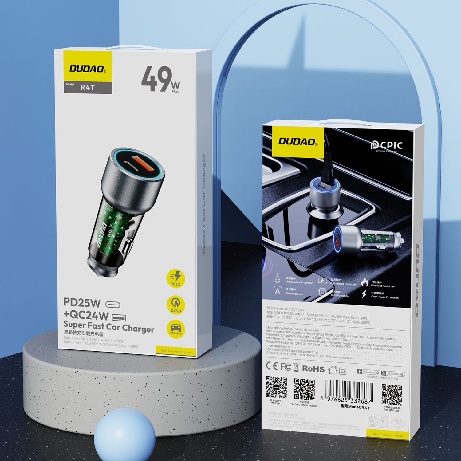 DUDAO-PD25W+QC24W  fast charge-R4T