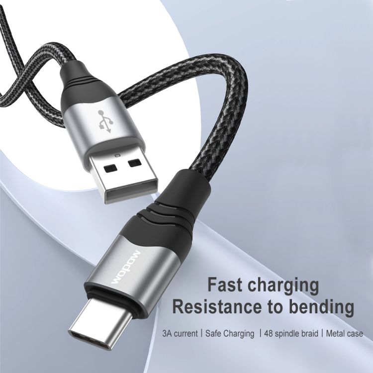 WOPOW-A T C Aluminium alloy braided Cable-ML01