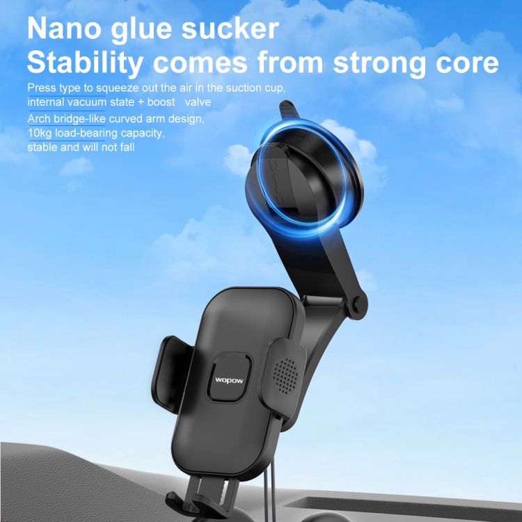 WOPOW-Silicone rotary suction cup car holder-MC02