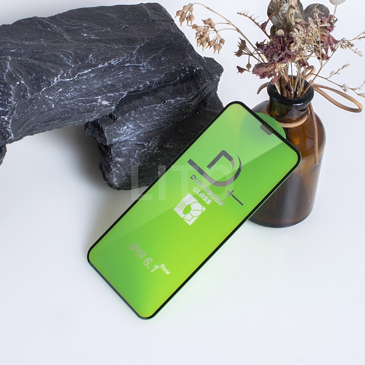 LITO-D+ Full Cover Full Glue Speaker Dust Protection Net Tempered Glass Screen Protector