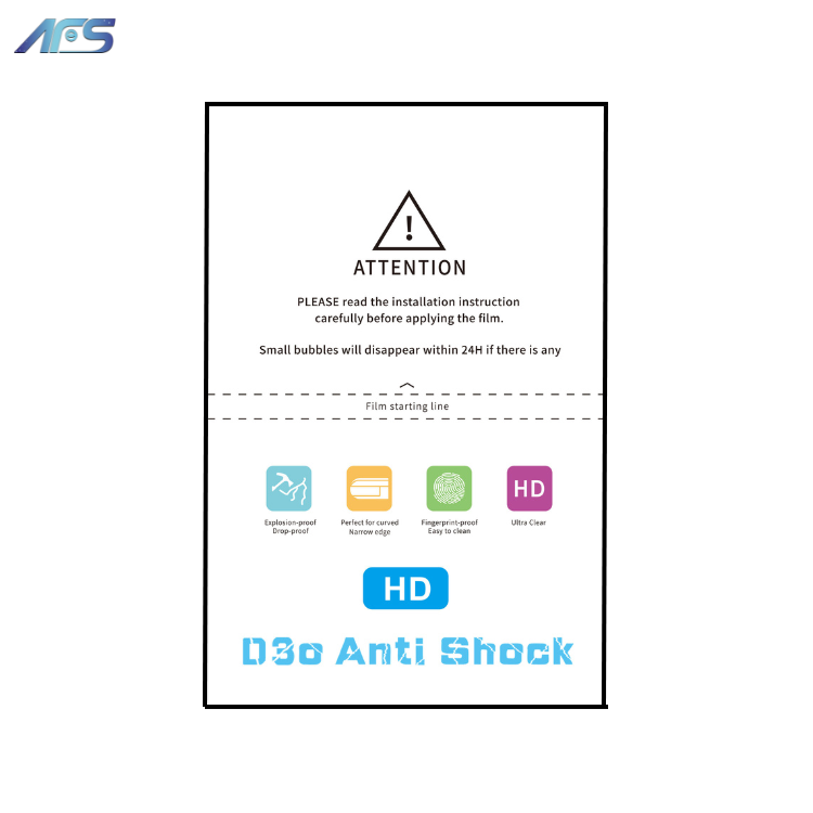 D30 shock proof-HDfull glueglossy protective film