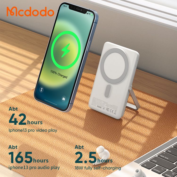 Mcdodo MC-069--Gopower Digital Magnetic Display PD 20W Power Bank 10000mAh