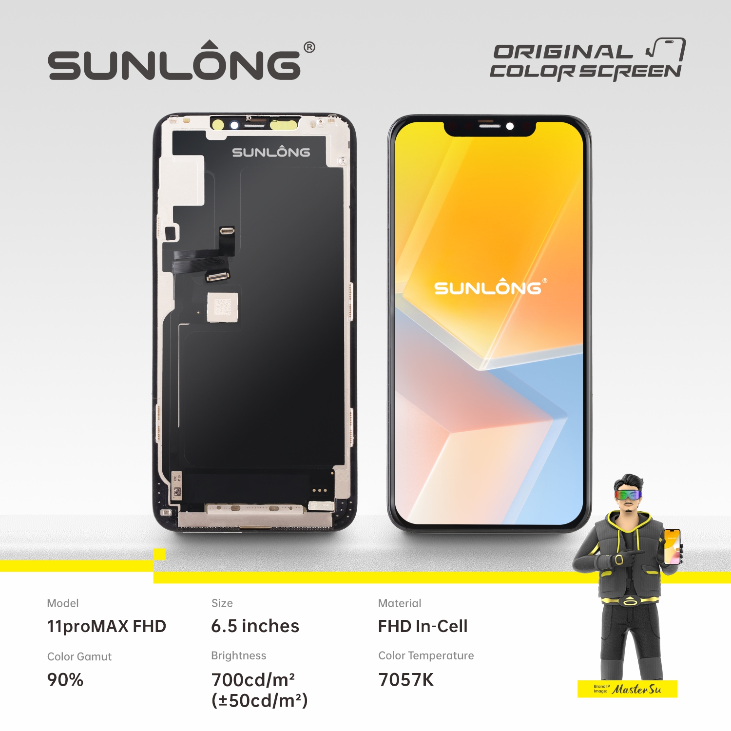 SUNLANG--11proMAX FHD  Mobile phone screen assembly