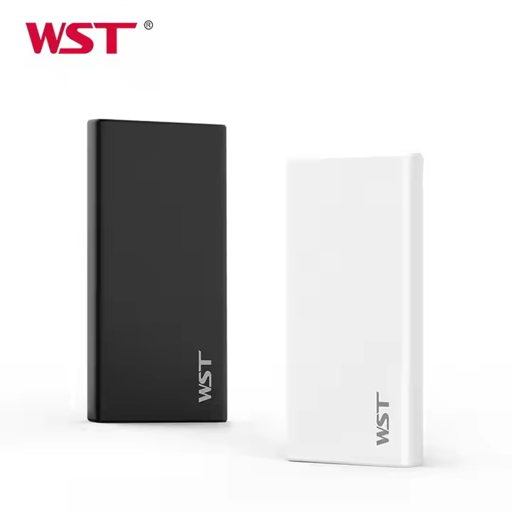 10000mah low price slim portable power bank 5V 2A dual usb type c rechargeable lithium battery