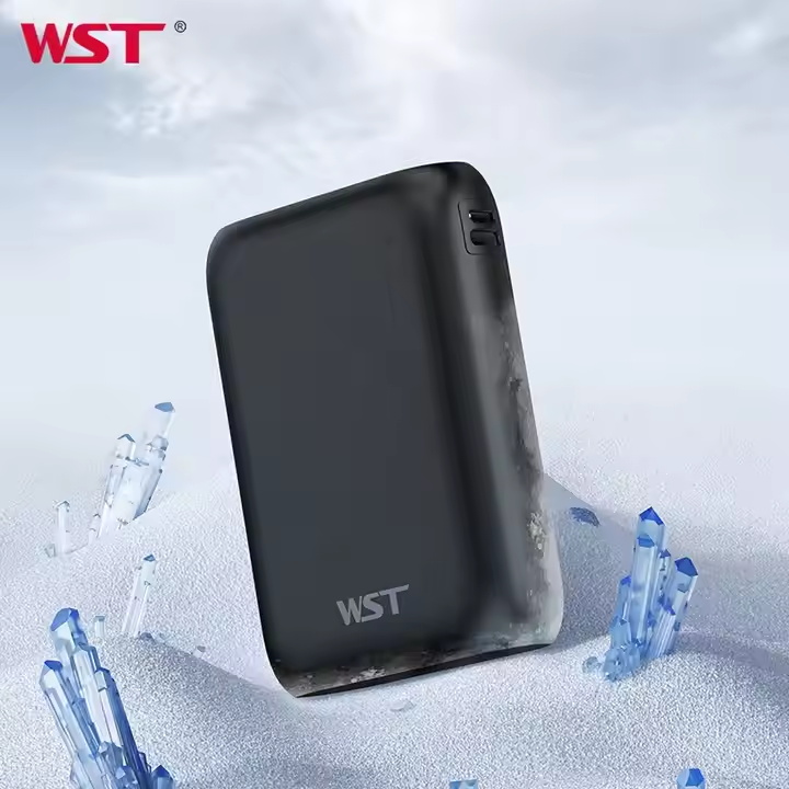 WST Hot Selling Popular Mini Size Pocket DC Power Bank 10000mAh USB Portable Phone Powerbank Charger