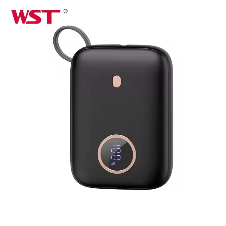 10000mAh slim mini power bank 12V PD 30W fast charging portable mobile phone charger with led display