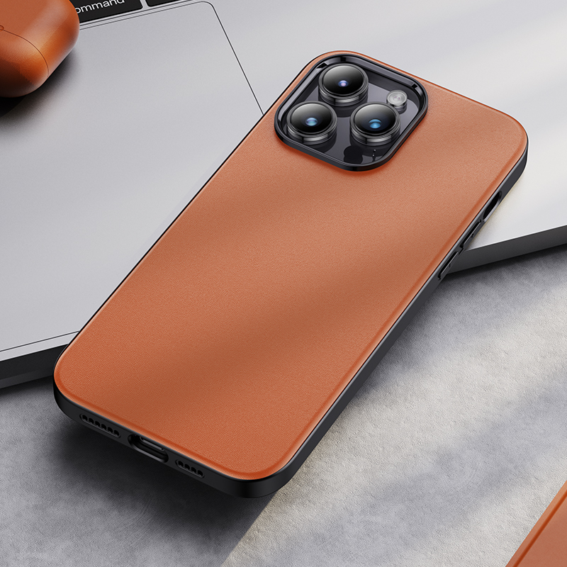 Business Leather Mobile Phone Case For iPhone 12 13 14 15 16 Pro Max Plus Magnetic Phone Cover For iPhone Bags Cellphone Funda