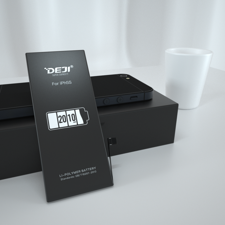 DEJI OEM Ultra high capacity 2010mAh Phone Batteries For iPhone 5s phone with a big refurbished battery