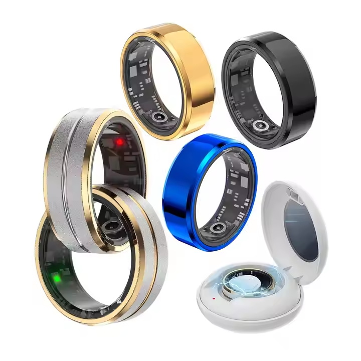 Smart ring factory oem health temperature blood pressure sleep fitness wearable gps tracker intelligence finger smart ring