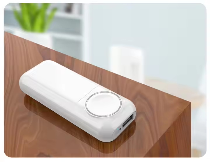 Portable Watch Wireless Charging Power Bank Traveling for Business Convenient Carrying Safe Charging Without Heat