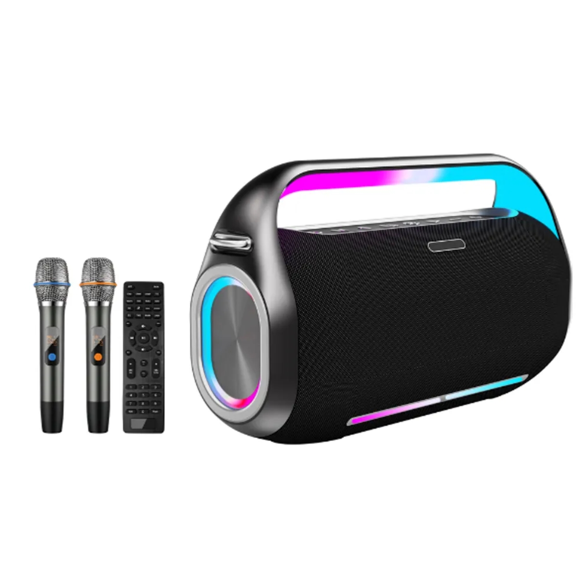 FANSBE Hifi 300w 30000mAh Sound Effect Wireless Microphone Bluetooth Speaker Karaoke Boomboxes Outdoor With Power Bank