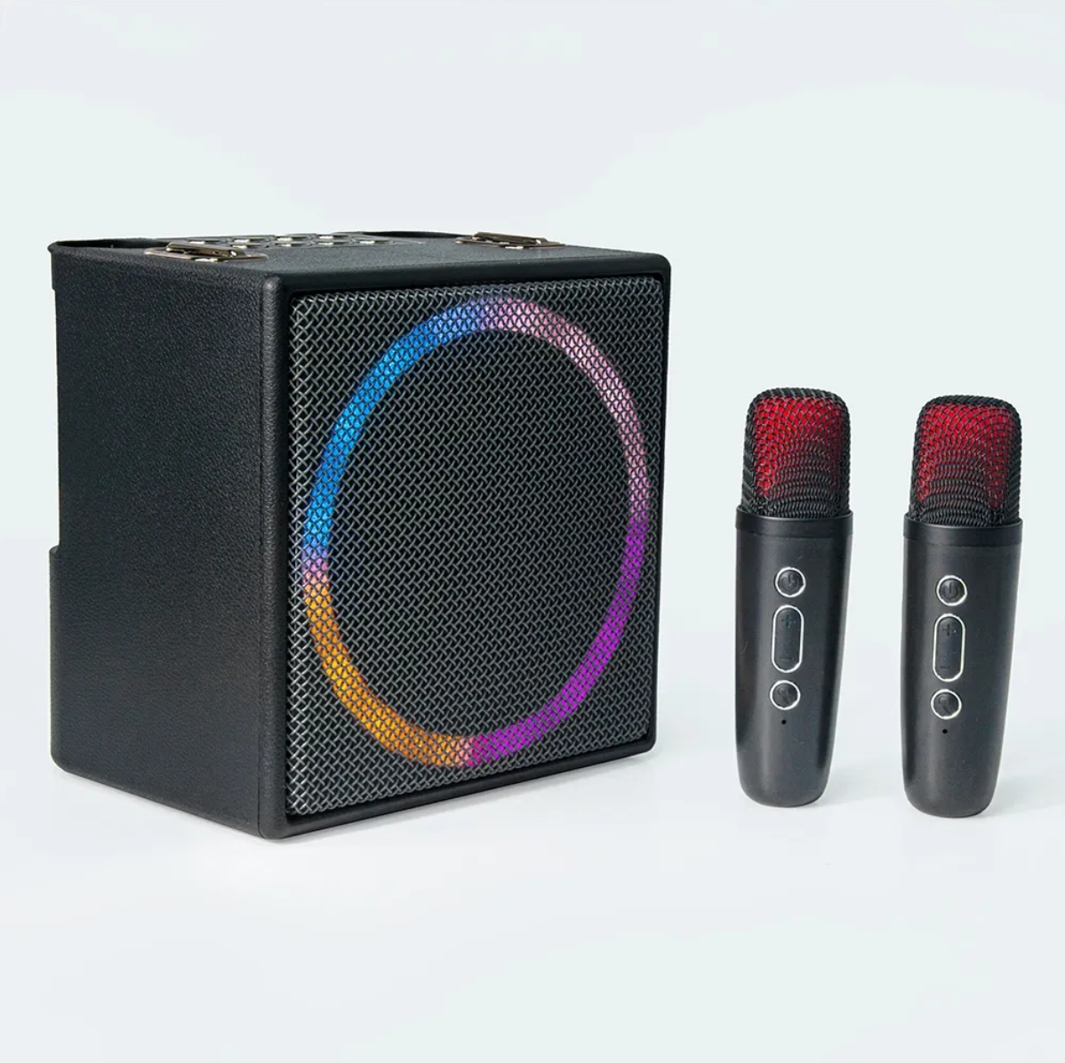 FANSBE Home Family Party Bluetooth Karaoke Speaker Portable Karaoke Machine With Wireless Microphone