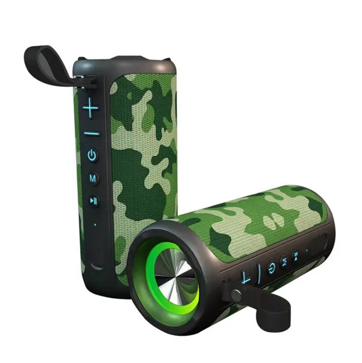 FANSBE Fabric RGB Call Hands-free Function Outdoor Portable Subwoofer Waterproof Wireless Bluetooth Speakers