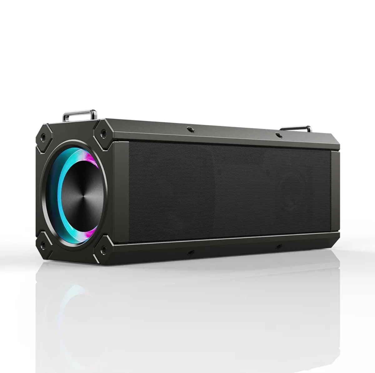 FANSBE 120W High Power IPX5 Waterproof 16000mAh Power Bank RGB Light EQ Outdoor Wireless Bluetooth Speaker Portable Boomboxes