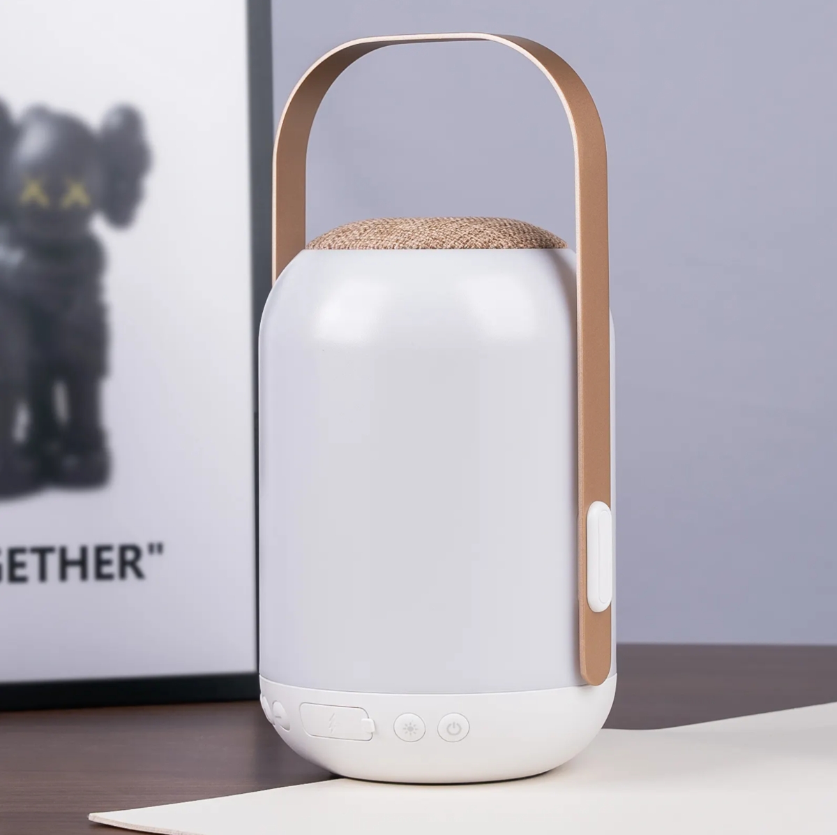 FANSBE Outdoor Night Light Outdoor Bluetooth Wireless Speaker LED Lamp Portable Camping Speaker