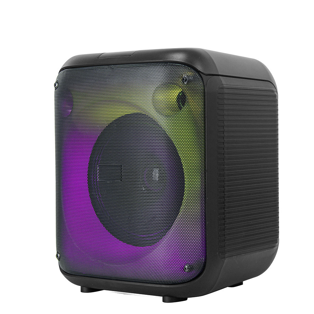 FANSBE Handle 20W 8 Inch RGB Light Bass Karaoke Box Bluetooth DJ Portable Party Speaker
