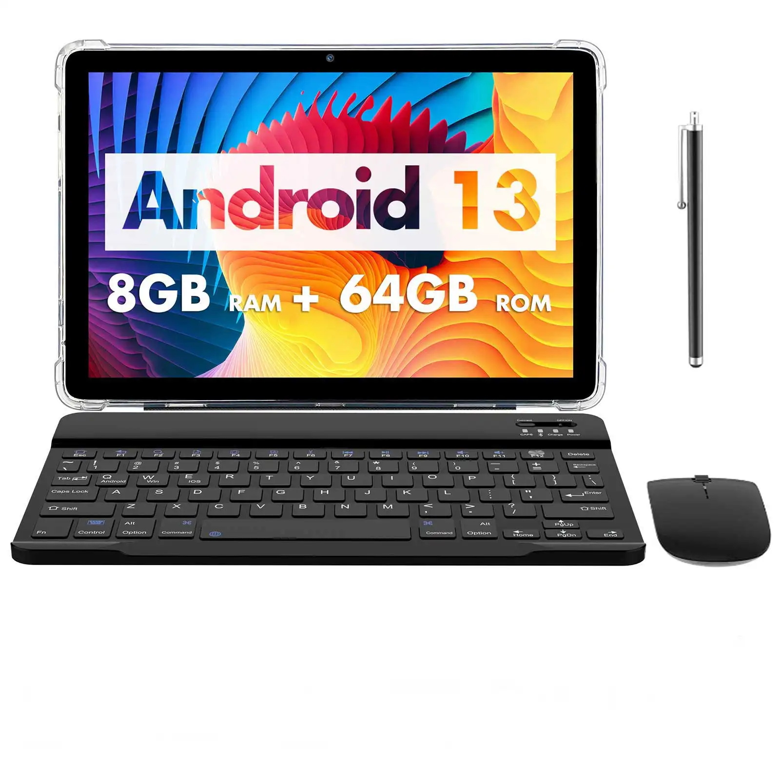 Wholesale OEM New 10 Inch Android 13.0 Tablet 2K FHD Big Screen Octa Core RAM 8GB Tablet PC