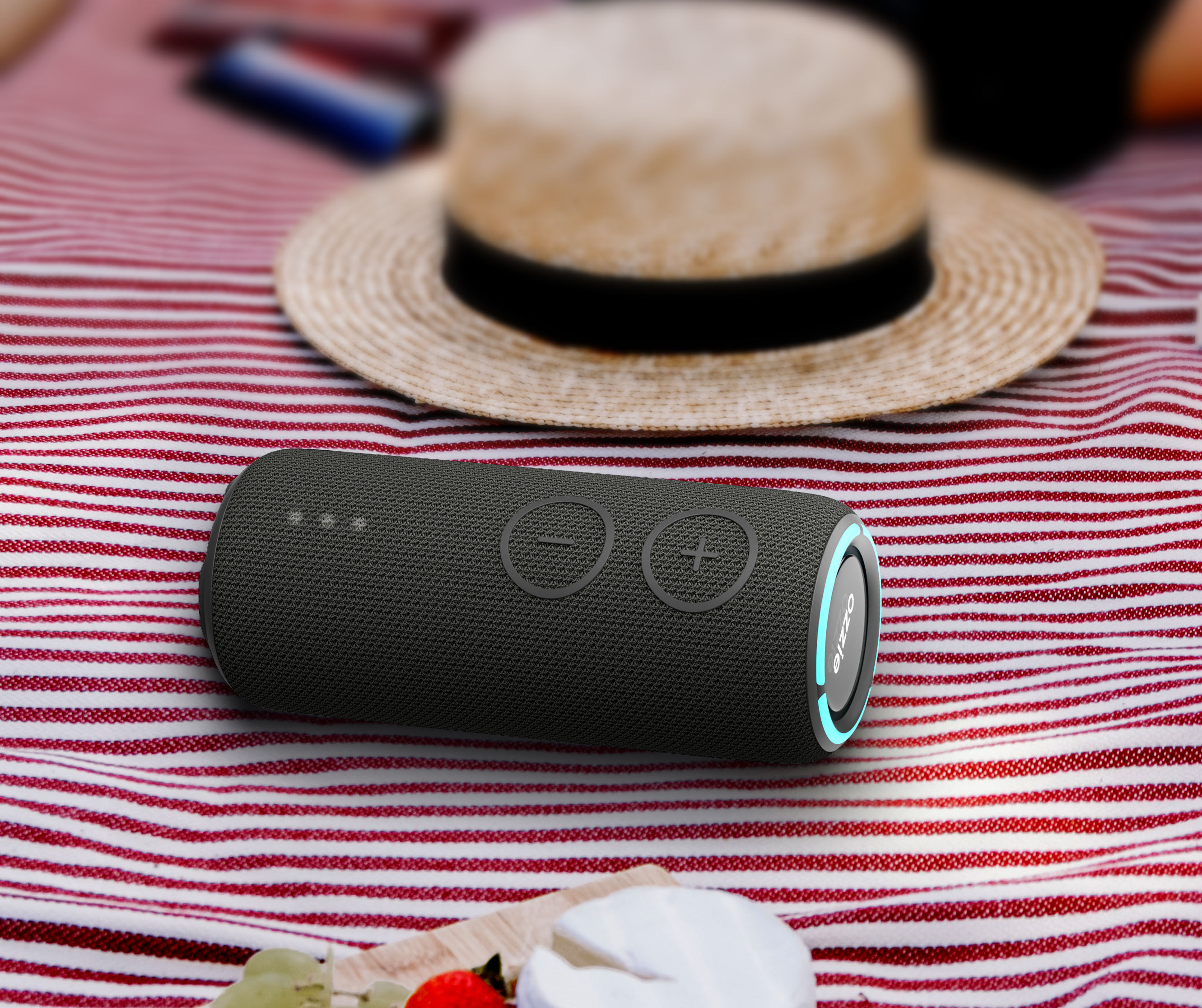 2023 Ozzie best 30W power portable waterproof bass sound bluetooth speaker with colorful lights