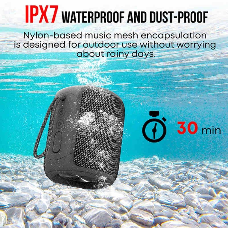 Home Theatre System Waterproof IPX7 Stereo Bass Sound Bluetooth Speaker Wireless 10W For Outdoor Sports