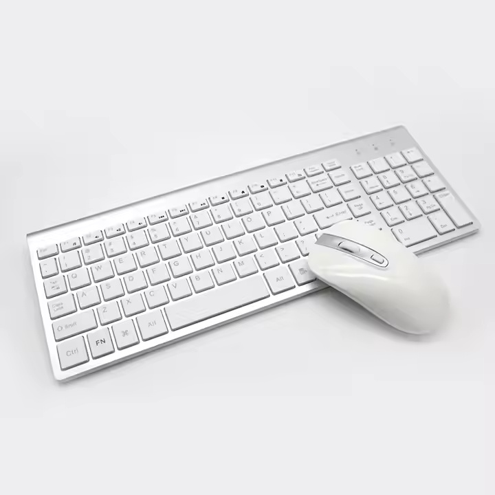 2.4Ghz WirelessColor Clavier mouse keyboard set Et Souris Sans Fil Portable Keyboard and Mouse Set Silent Typing