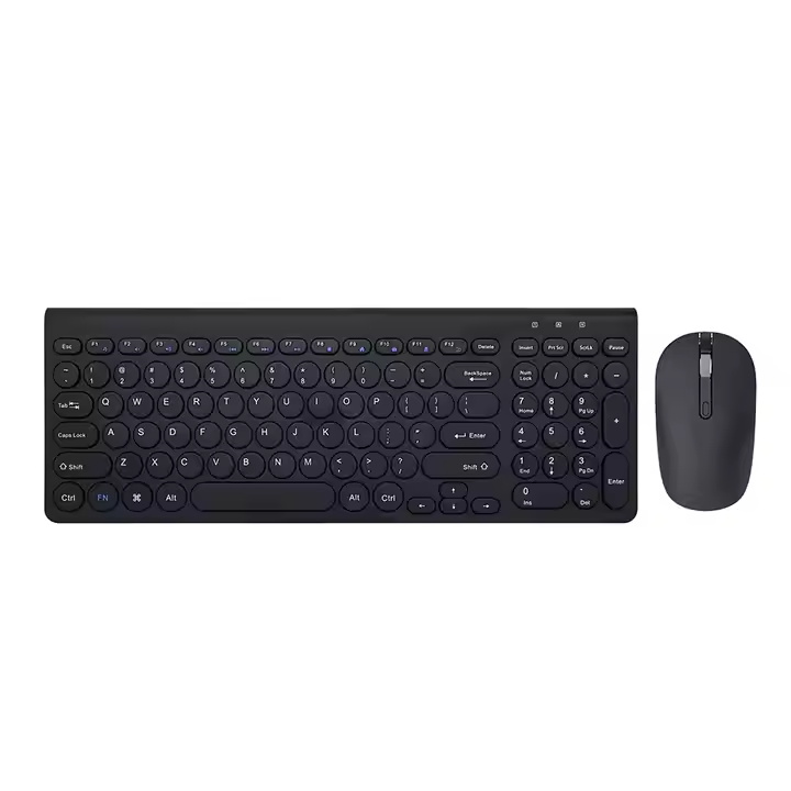 Factory price 2.4G Wireless USB Keyboard Mouse combo Set Slim Keyboard for Office And Home Computer Use