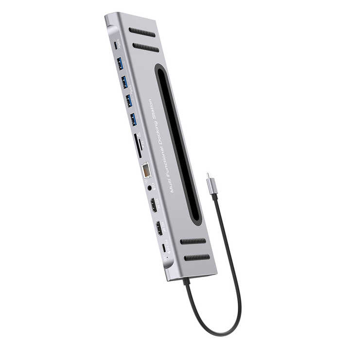 12 in 1 USB Hub 3.0 Hard Drive Docking Station micro usb splitter hub docking station computer