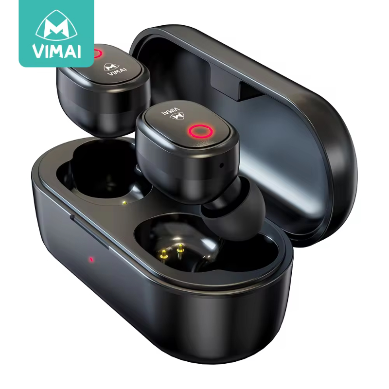 VIMAI Hi-Fi sound Wireless Stereo Earbuds Earphone Mini TWS 5.1 Handsfree Earphones for Smartphone blue tooth earbuds gaming ea