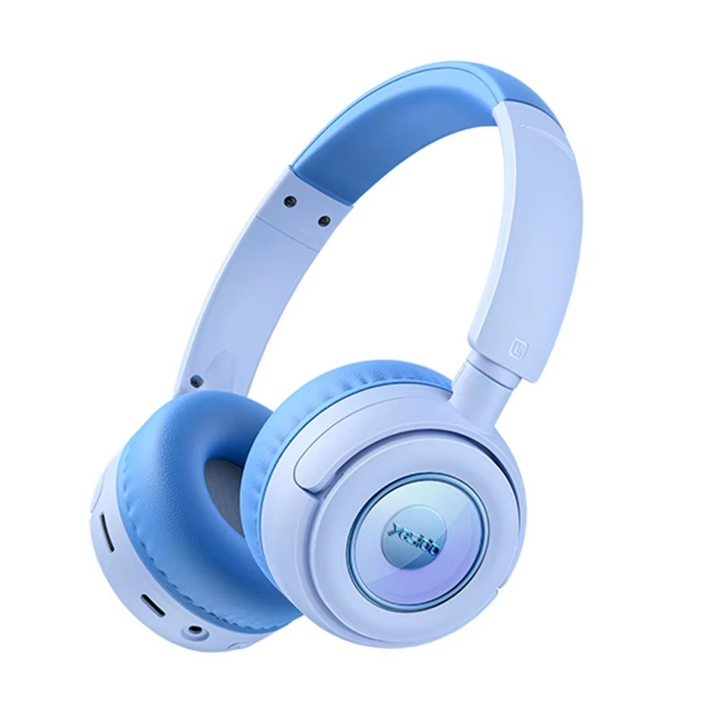 EP06 Yesido BT5.3 Colorful RGB Lighting Effects Long-lasting Battery Life Telescopic Arm Noise-cancelling BT Headphones