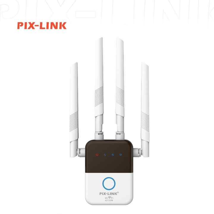 PIX-LINK Hot Sales AC35 wifi repeater 1200Mbps dual band 2.4G 5G wifi extender for home