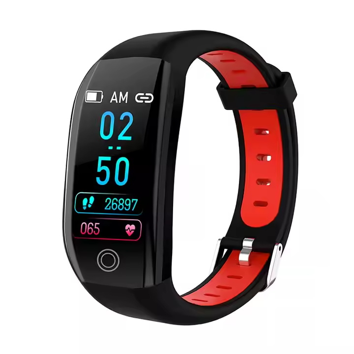 New F21 Smart Bracelet 1.14 Inch Screen Heart Rate Blood Pressure Fitness Tracker Band IP68 Waterproof Smart Wristband