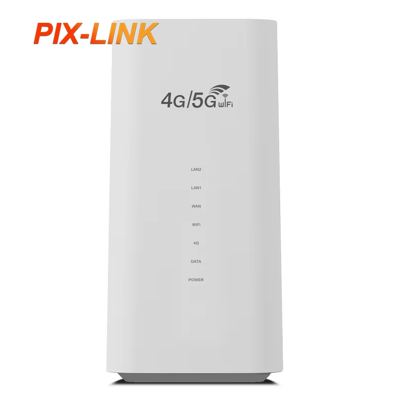 PIX-LINK Mobile Hotspot 4G 5G Router LTE Wireless Pocket Router Wifi Mobile Mifis Hotspot 4 G 15 OEM ODM 1 SIM Card Support Voip