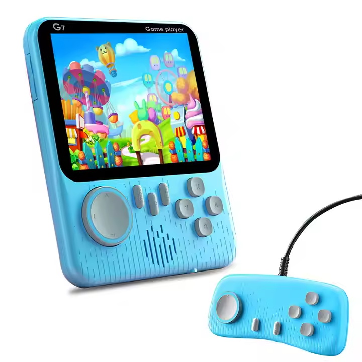 G7 3.5 Inch HD Lcd Screen Built In 666 Games Video Console 2 Players Retro Arcade Mini Pocket Handheld Game Player