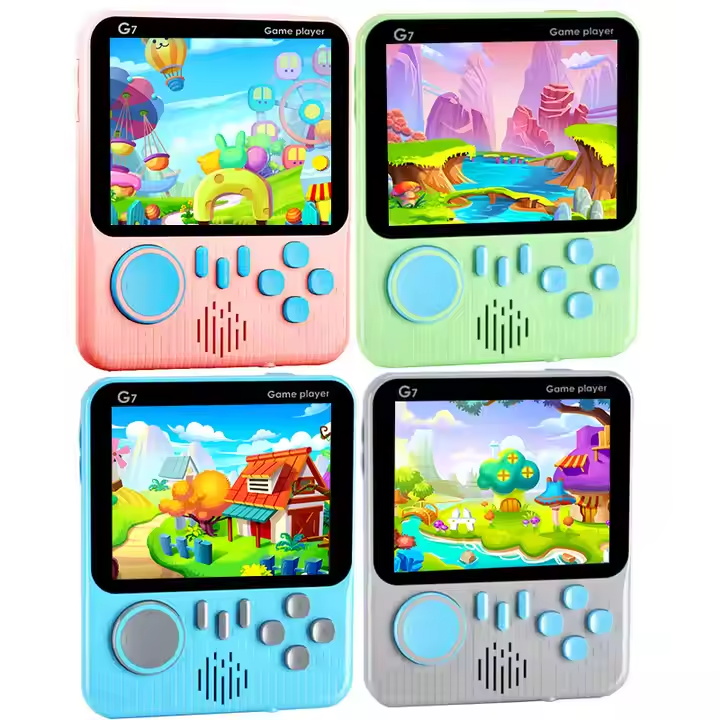 Built In 666 Games Box 3.5 Inch HD Lcd Screen Video Console Retro Arcade Mini Pocket Single Handheld G7 Game Player