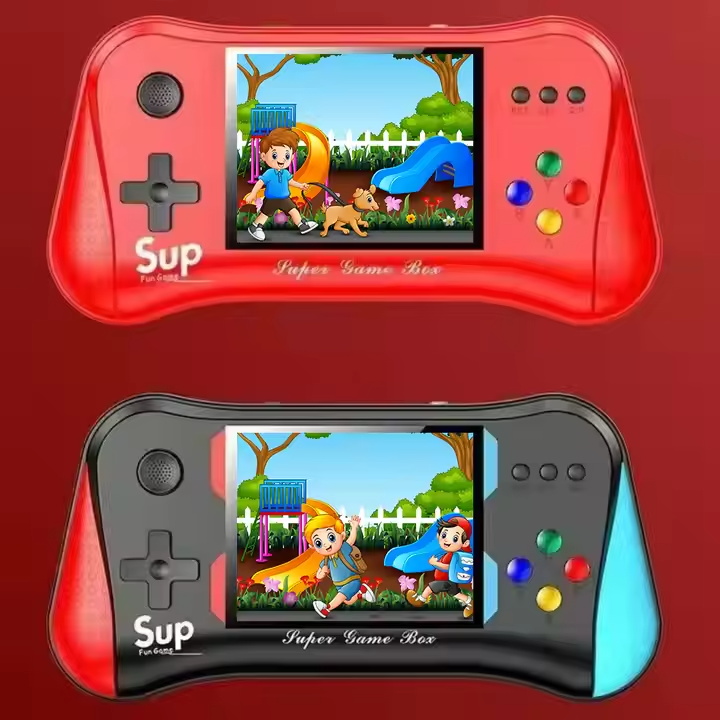 Vintage 500-in-1 Games Handheld Player Classic Video Console Portable 3.5 inch Sup X7M Game Box 500 in 1 Retro Konsole