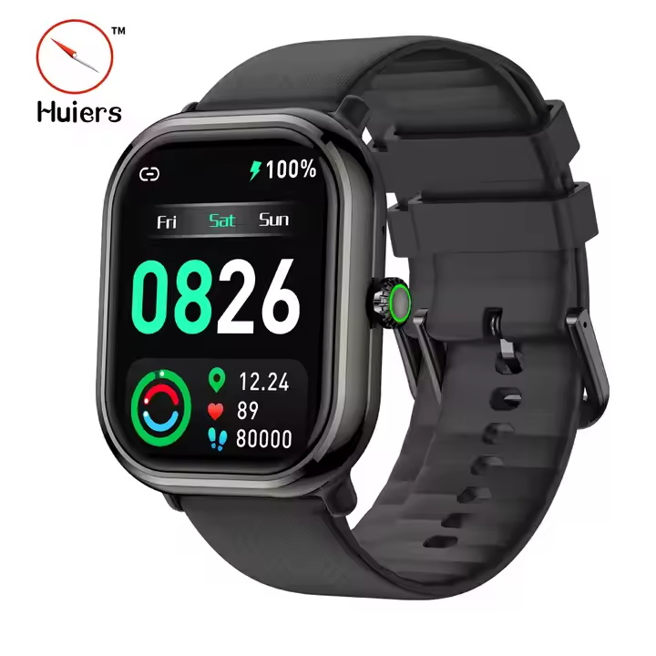 IP68 waterproof P101S square screen watch Heart rate blood pressure timing monitoring Sleep monitoring smart watch
