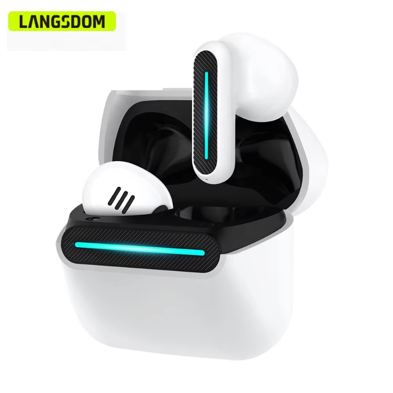 RGB Fashion Style Smart Touch Control Tws Stereo Bluetooth v5.3 Wireless Gaming Earphones Earbuds Noise Cancelling Headphones