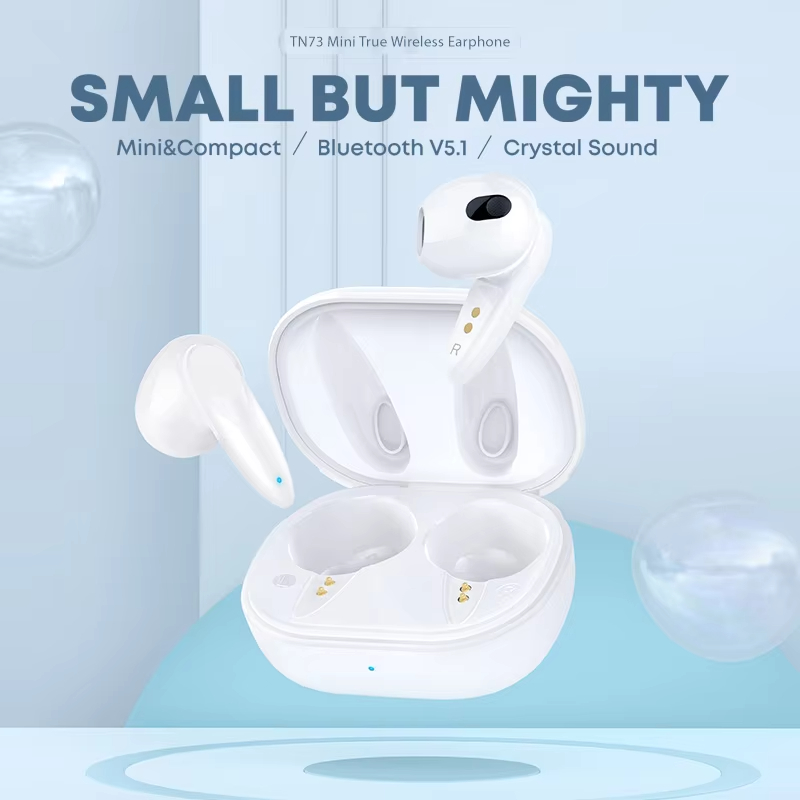 Top selling factory price light weight 3g design crystal sounds bluetooth wireless TWS earphones for mobile phone