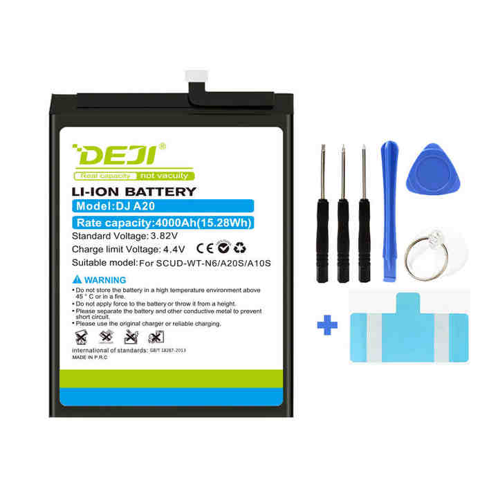 DEJI 4000mAh high quality Digital Batteries For Samsung A10S Galaxy A20S SCUD-WT-N6 portable battery for cell phone