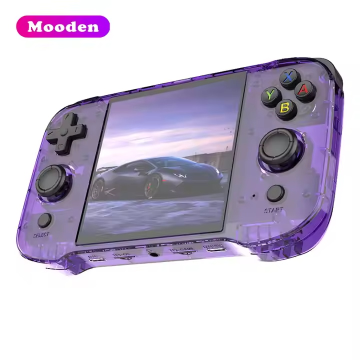 L R46S Retro Handheld Video Game Console Linux System 4.0inch IPS Screen Portable Handheld Gaming Player