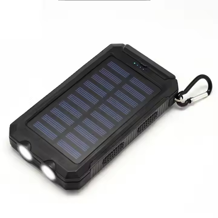 Outdoor 10000mah portable solar charger Waterproof Solar power bank Panel Charger