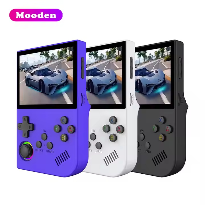 L XGB36 Handheld Game Console 3.5 inch Screen 64GB Portable Open Source Linux System Classic Simulator for PSP R36S Console