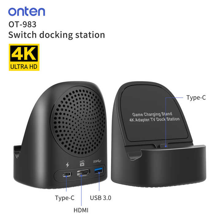 Switch docking station,Type-C to HDTV (4K@30Hz)+ USB 3.0 + Type-C