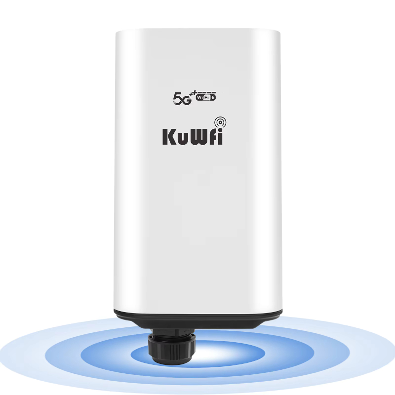 KuWFi new radio 5g cpe router outdoor wireless modem wifi 5g dual band DL 4.6gbps 5g router with sim card slot