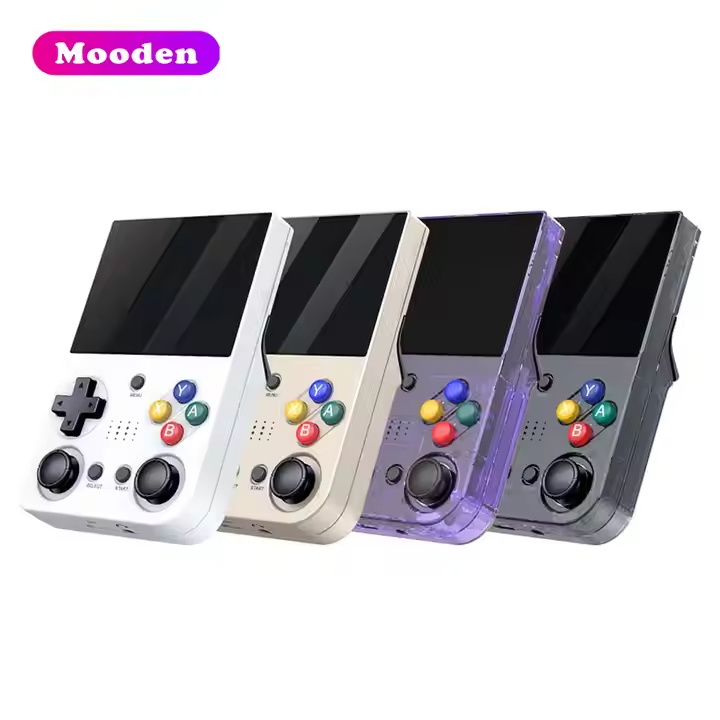 L M21 Handheld Game Console 3.5 Inch Screen Portable EmuELEC4.3 Portable Game Console 64GB 20000 Games For Ps1