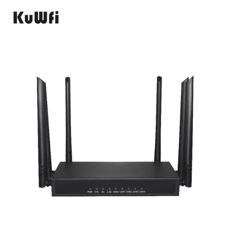 Watchdog KuWFi router 4g dual band 12V DC power gigabit RJ45 port 4g lte industrial router for intelligent building