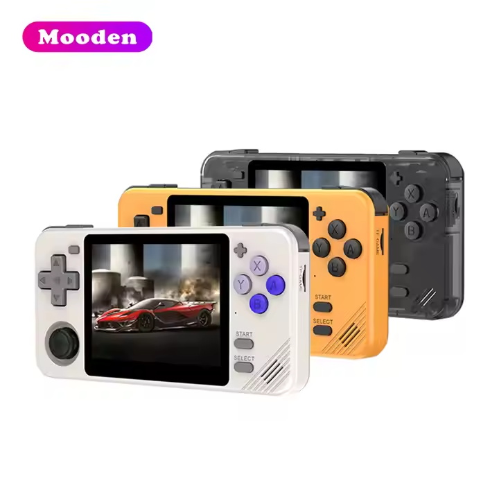 RGB10X Handheld Game Console Open Source System 3.5 Inch Screen OCA Screen Portable Video Game Console For PSP/PS1