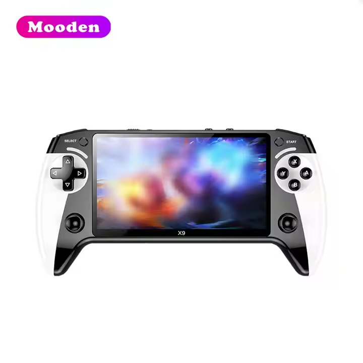 L Portable X9 Retro Handheld Game Player 5.5 Inch HD Screen Wi-Fi 27 Language Support Video Game Console For Kids Gift
