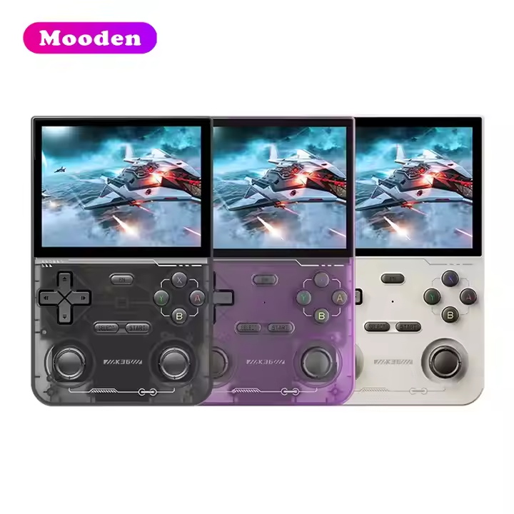 J K36 Handheld Gaming Player 3.5 inch Screen Linux System 64G 16000 Games Video Gaming Consoles Classic Retro R36S Game Console