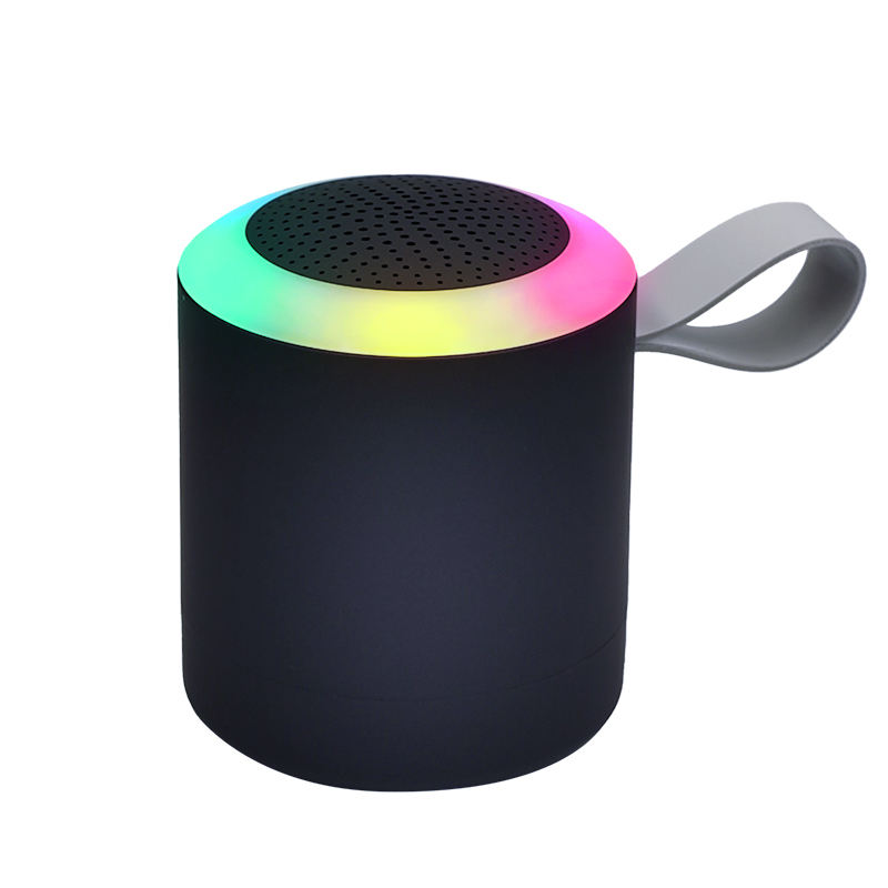 Factory Sales Portable Wireless BT Speaker with LED Lights Handheld Party speaker